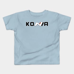 Kona N (Bigger) Black Kids T-Shirt